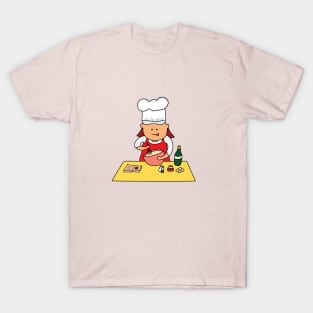 chef makes a delicious cooking dough T-Shirt